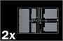 6516  наборы для диорам  20’ Military Container  (1:35) 8001283065160