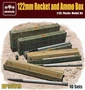 DP35019  наборы для диорам  122mm Rocket and Ammo Box. 10 Complete Units  (1:35) 2000002122753