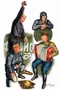 00413  фигуры  WWII Soviet Red Army at Rest  (1:35) 6922803604138