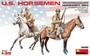35151  фигуры  U.S. HORSEMEN. NORMANDY 1944  (1:35) 4820183310101
