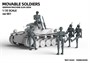 SW001  фигуры  German Machine Gun Crew (Movable Soldiers)  (1:35) 6972444300081
