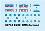 06734  флот  HMS Cornwall  (1:700) 9580208067346