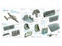 QD72179  декали  3D Декаль интерьера для Bf 110C/D/E (Eduard)  (1:72) 2000002183327
