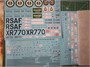 UR32258  декали  BAC Lightning Mk.53 Saudi Silver  (1:32) 2000002149620