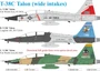 UR48184  декали  T-38C Talon Pt.1 (wide intakes)  (1:48) 2000002140252