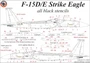 UR48213  декали  F-15E Strike Eagle stencils  (1:48) 2000002140504