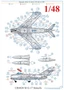 UR4828  декали  M&G-17 Stencils  (1:48) 2000002140962