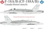 UR48297  декали  CF-18A/B Hornet Canada stencils  (1:48) 2000002180401