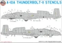 UR72172  декали  A-10A Thunderbolt stencils  (1:72) 2000002141228
