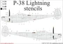 UR72178  декали  P-38 Lightning stencils  (1:72) 2000002141266