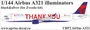 URP2  декали  Airbus A321 for Zvezda kit (black)  (1:144) 2000002150435
