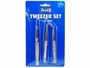 39063  ручной инструмент  Пинцеты Tweezers set 2000000154220