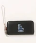 Кошелек с круглой молнией MLB, черный 48029060