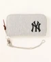 Кошелек MLB с логотипом, серый 48063393