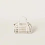 Кожаная корзина MIU MIU, белый 47368288