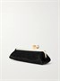 Клатч Salon из телячьей шерсти JACQUEMUS, черный 47323648