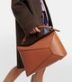 Кожаная сумка Puzzle Edge Loewe, коричневый 2090477