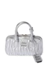 Miu Miu мини-сумка Arcadie, серебристый 22138288