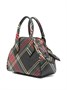 Мини-сумка через плечо Yasmin в клетку тартан Vivienne Westwood, зеленый 25695461