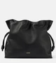 Кожаный клатч Flamenco XL Loewe, черный 25641689