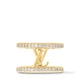 LV Знаковое кольцо Louis Vuitton, золотой 22193987
