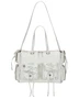 Многосекционная Сумка-тоут Acne Studios, White & Grey 27086688