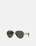 Солнцезащитные очки Greca Pilot VERSACE, черный 47367835
