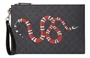 Мужской клатч Gucci со змеей, серый 4508648