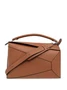 Сумка-тоут Puzzle LOEWE, коричневый 25713499