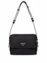 Маленькая сумка на плечо Re-Nylon Prada, черный 25844519