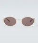 GG овальные солнцезащитные очки Gucci 25629898
