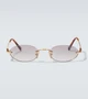 Овальные солнцезащитные очки Miu Miu, Cold Grey 25620594