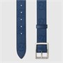 Ремень Gucci Rubber Effect Leather, синий 8767531