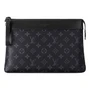 Сумка pochette voyage souple monogram eclipse 'black' Louis Vuitton, черный 21125252