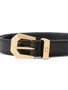 Versace ремень Medusa Heritage, черный 15742929