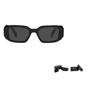 PRADA Прямоугольные солнцезащитные очки, Black 28008237