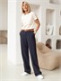 Брюки прямого кроя из поливискозы с эластаном D24.477