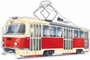 ФМ1-10415 Плакат вырубной А4. Машина трамвай (с уф-лаком) - группа Транспорт 136963620