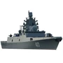 Ф-15781 Плакат вырубной А3+. Военная техника. Фрегат Адмирал Горшков. Двухсторонний 1773725883