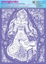 НМТ1-13419 Новогодние наклейки на окна А4+. Снегурочка (пластизоль, многоразовые) 2006606659