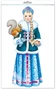 *ФМ1-15247 ПЛАКАТ ВЫРУБНОЙ А4 В ПАКЕТЕ. Снегурочка (двухсторонний, в индивидуальной упаковке, с европодвесом и клеевым клапаном) 51374797