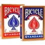 Карты игральные Bicycle Standard комплект из двух колод, красные и синие 1590683602