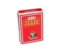 Карты "Modiano Texas Poker" 100% plastic 2 jumbo index red 649661759