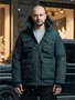 Куртка - жилетка трансформер с подогревом 2 в 1 мужская зимняя темно-синего цвета 6668TS 147219852
