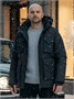 Куртка - жилетка трансформер с подогревом 2 в 1 мужская зимняя черного цвета 6668Ch 909375995
