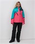 Горнолыжный костюм женский зимний розового цвета 02392R 1010887793
