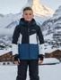 Горнолыжный костюм зимний для мальчика темно-синего цвета 9517TS 2123721433