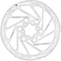 Тормозной диск TRP R203S02M, 1.8 mm, 203 mm, 6 болтов. 1416168752