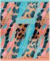 Тетрадь общая 48 л., PASTEL GOLD LEOPARD, обложка-мелов.картон+сплошной УФ-лак, скрепка 411725775
