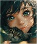 Тетрадь общая "Anime cats", 48 л., скрепка 15932844